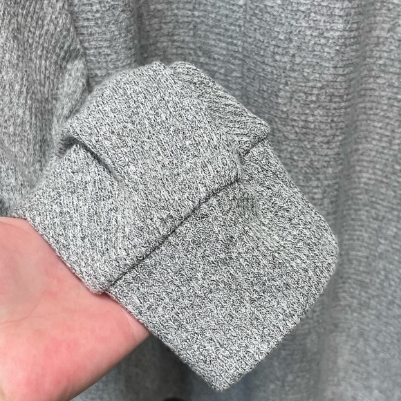 Joan Vass New York Light Gray Knit Bat Wing Cardigan Women’s Size Large - Picture 5 of 5